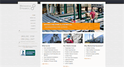 Desktop Screenshot of mechanicaldynamics.com
